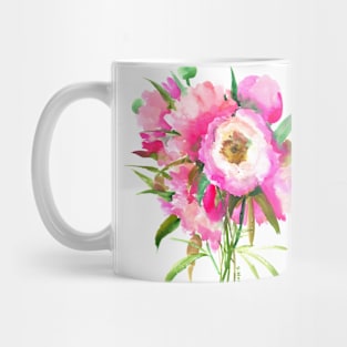 Pink Peonies Mug